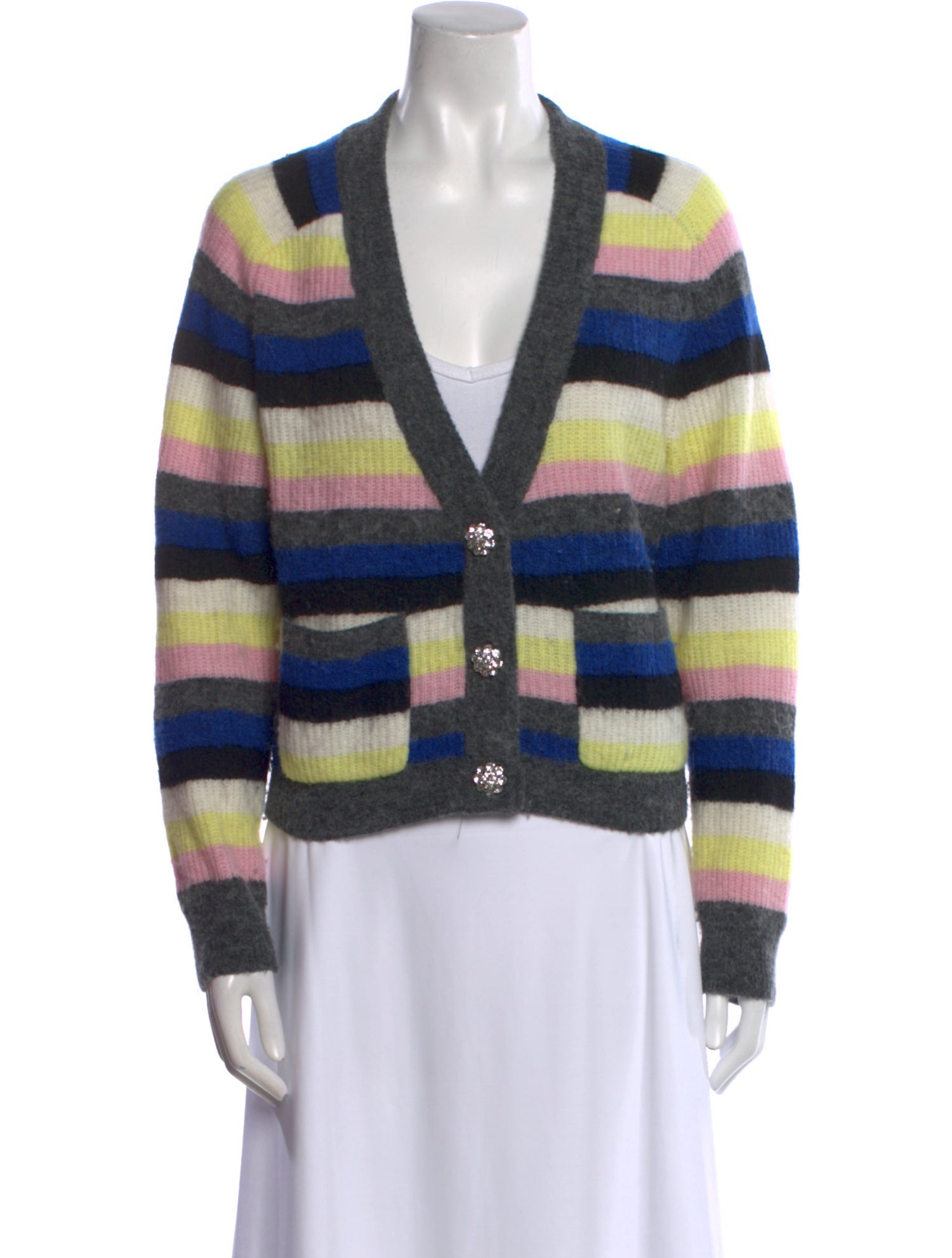 Ganni Alpaca Striped Sweater