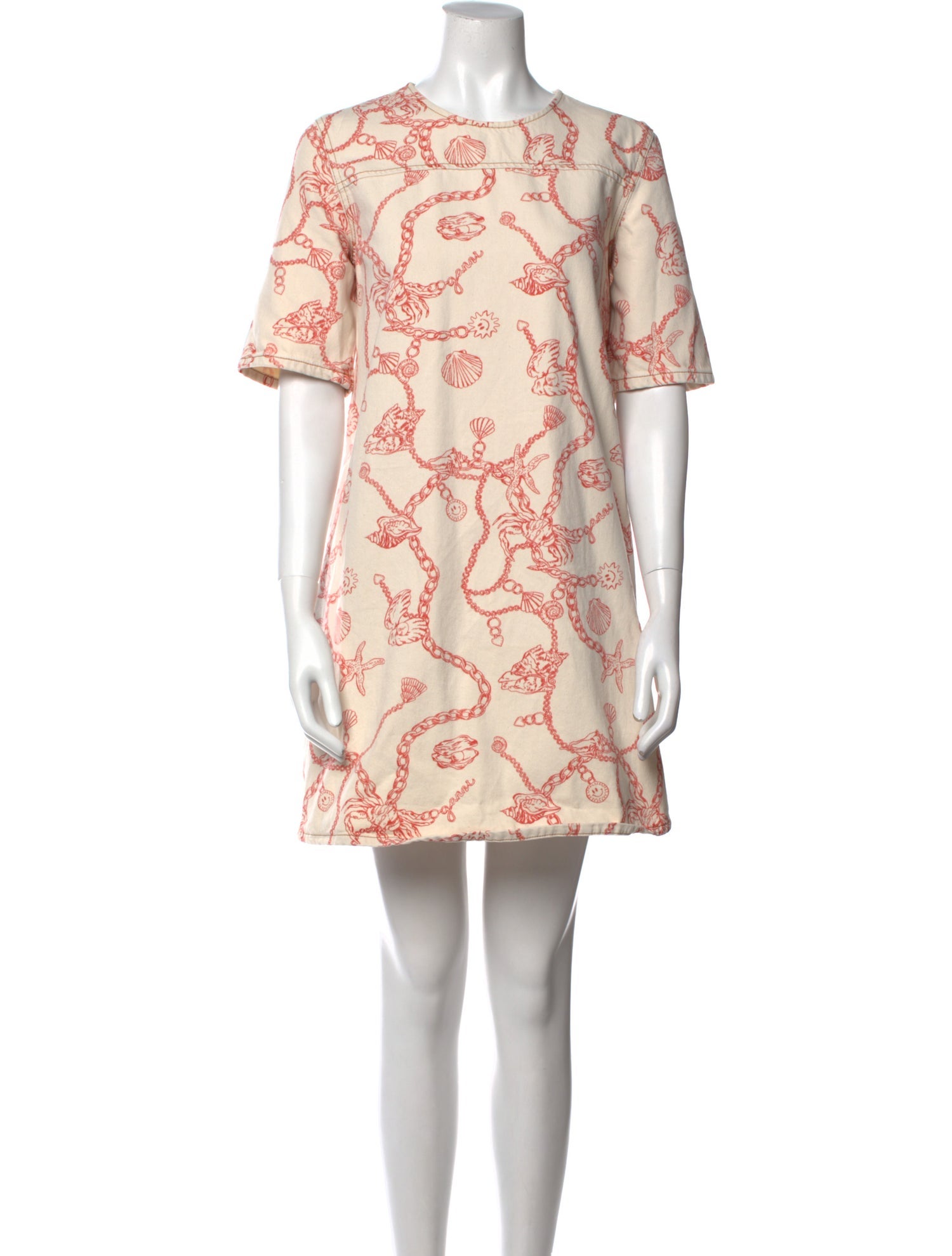 Ganni Printed Mini Dress