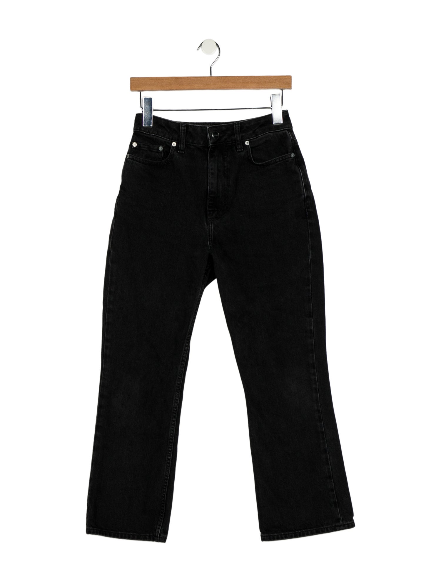 Ganni Mid-Rise Straight Leg Jeans