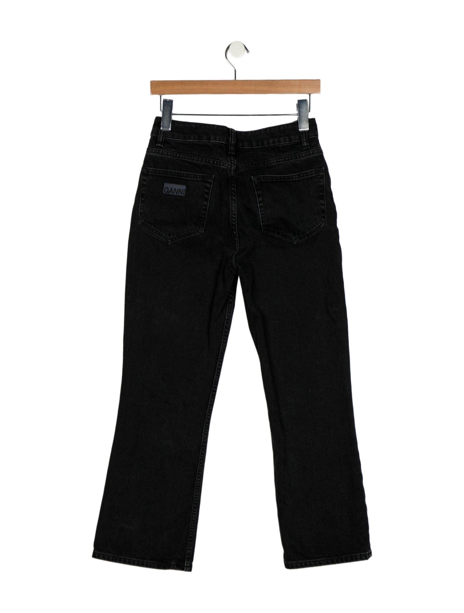 Ganni Mid-Rise Straight Leg Jeans