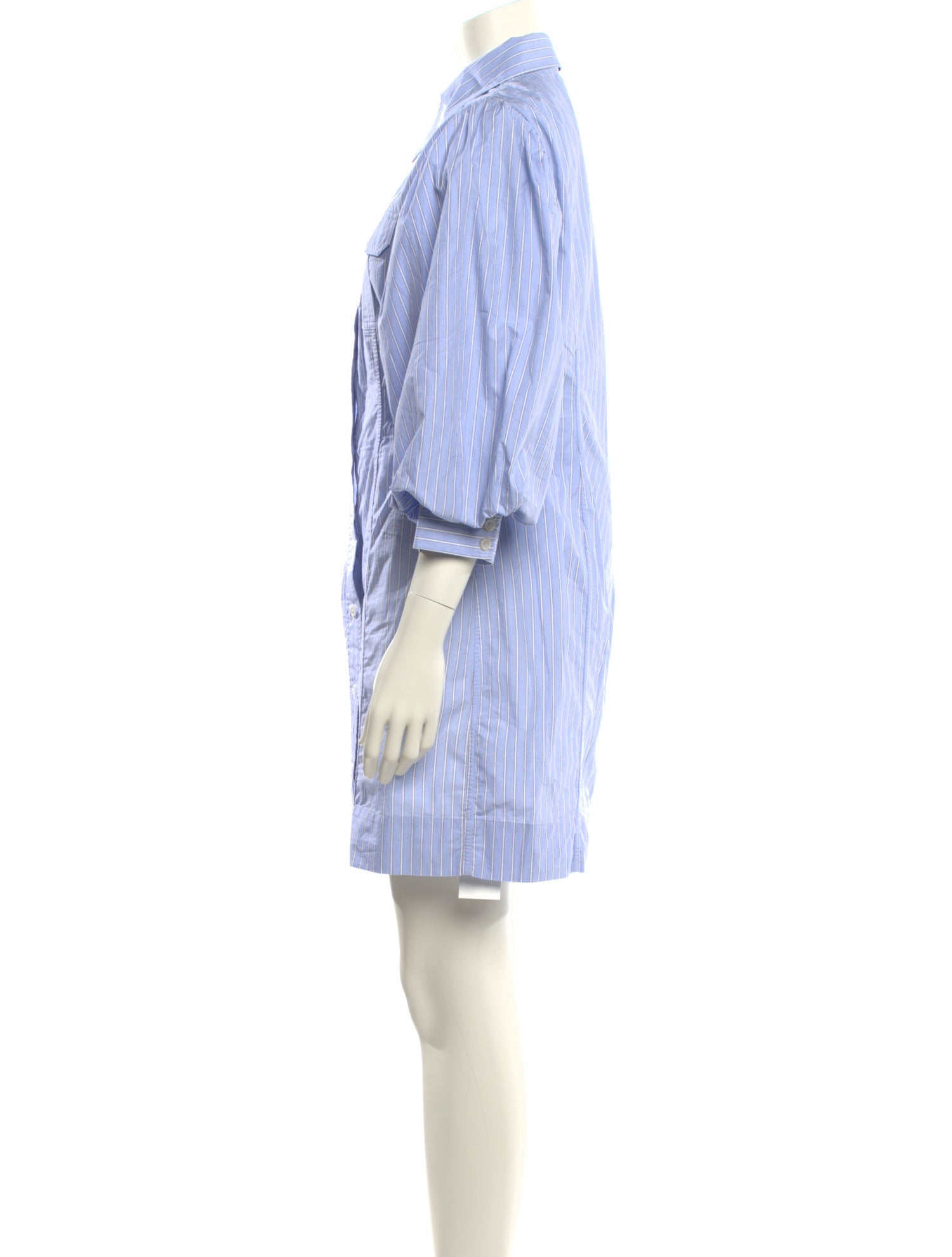 Ganni Striped Mini Dress