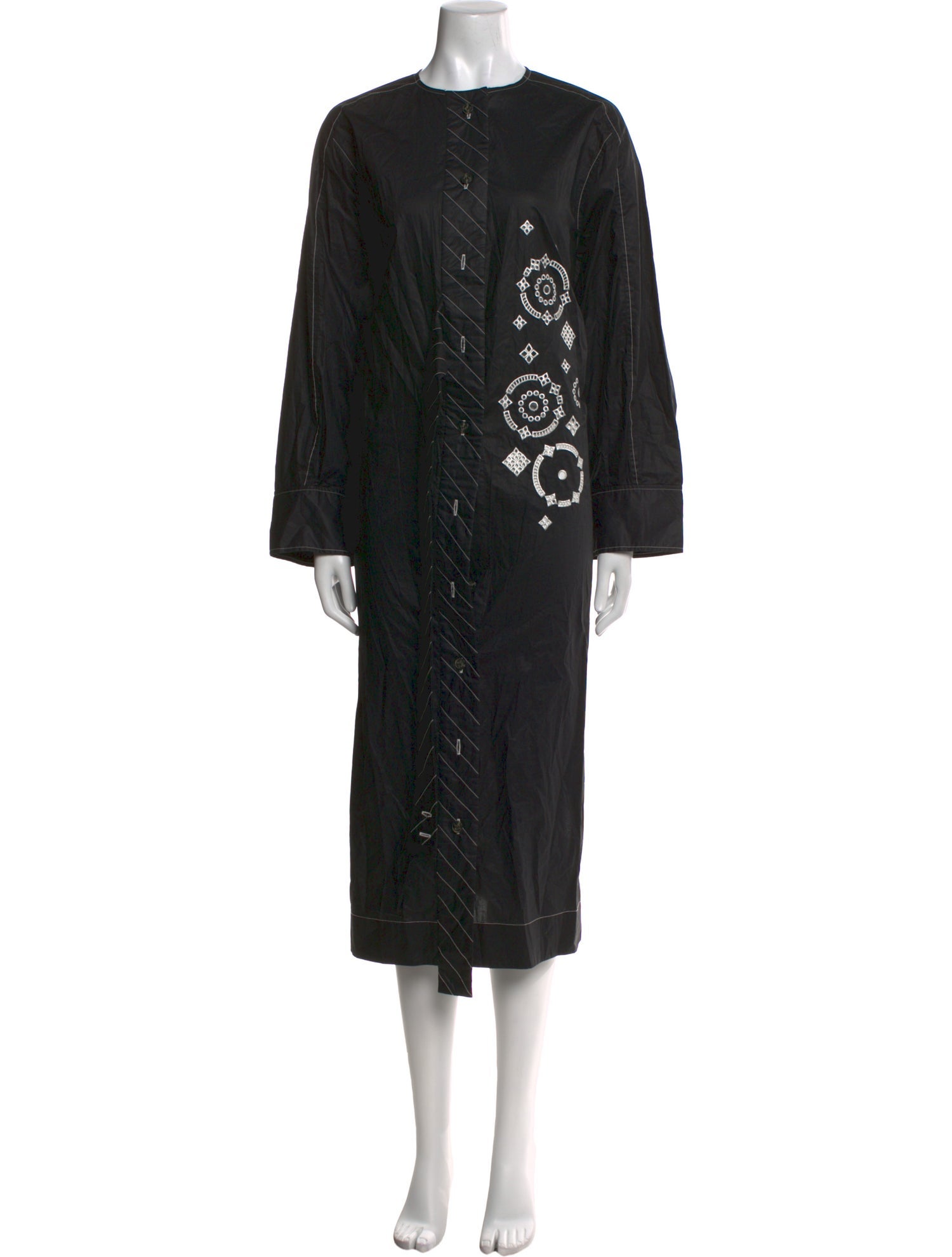 Ganni Printed Long Dress