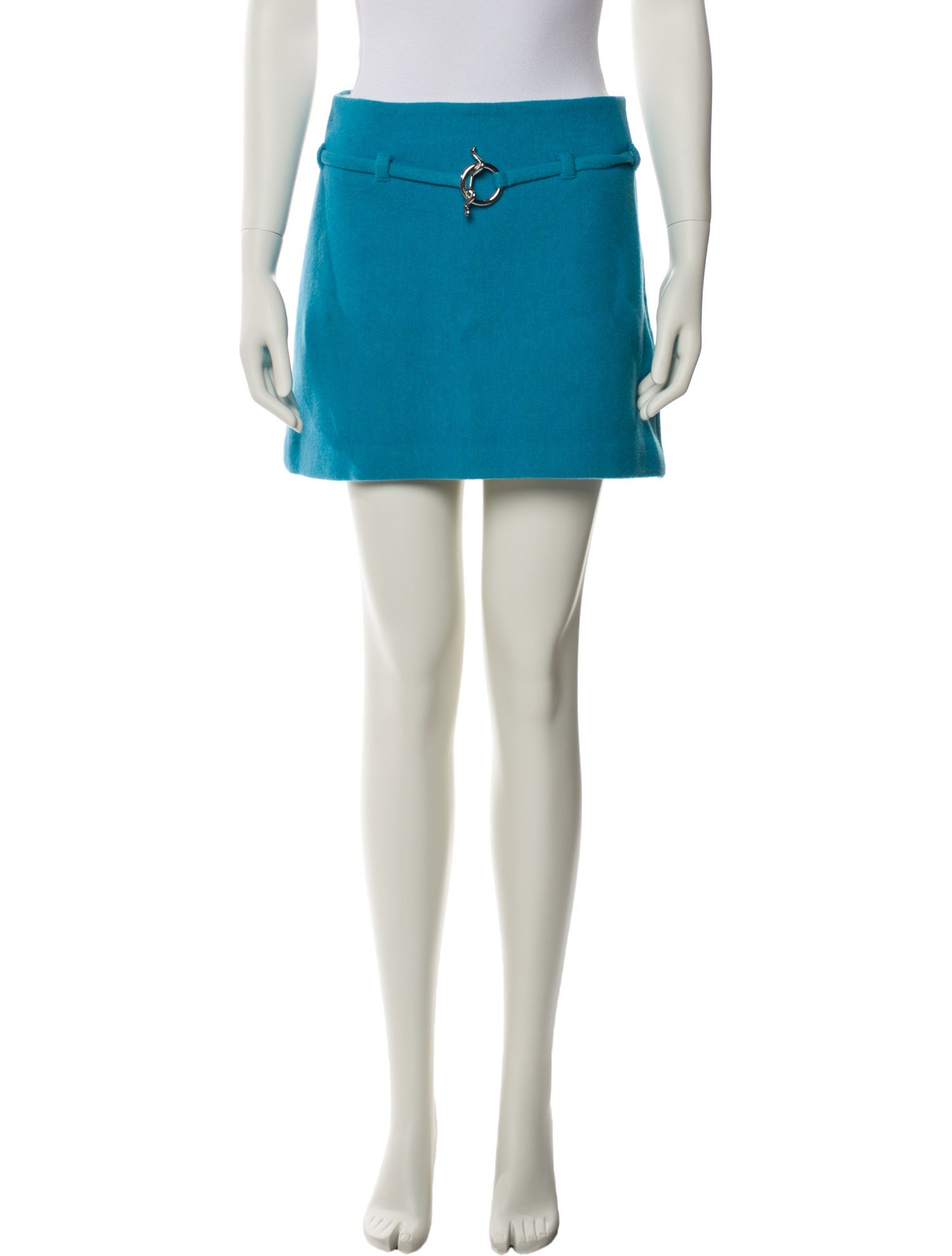 Ganni Wool Mini Skirt