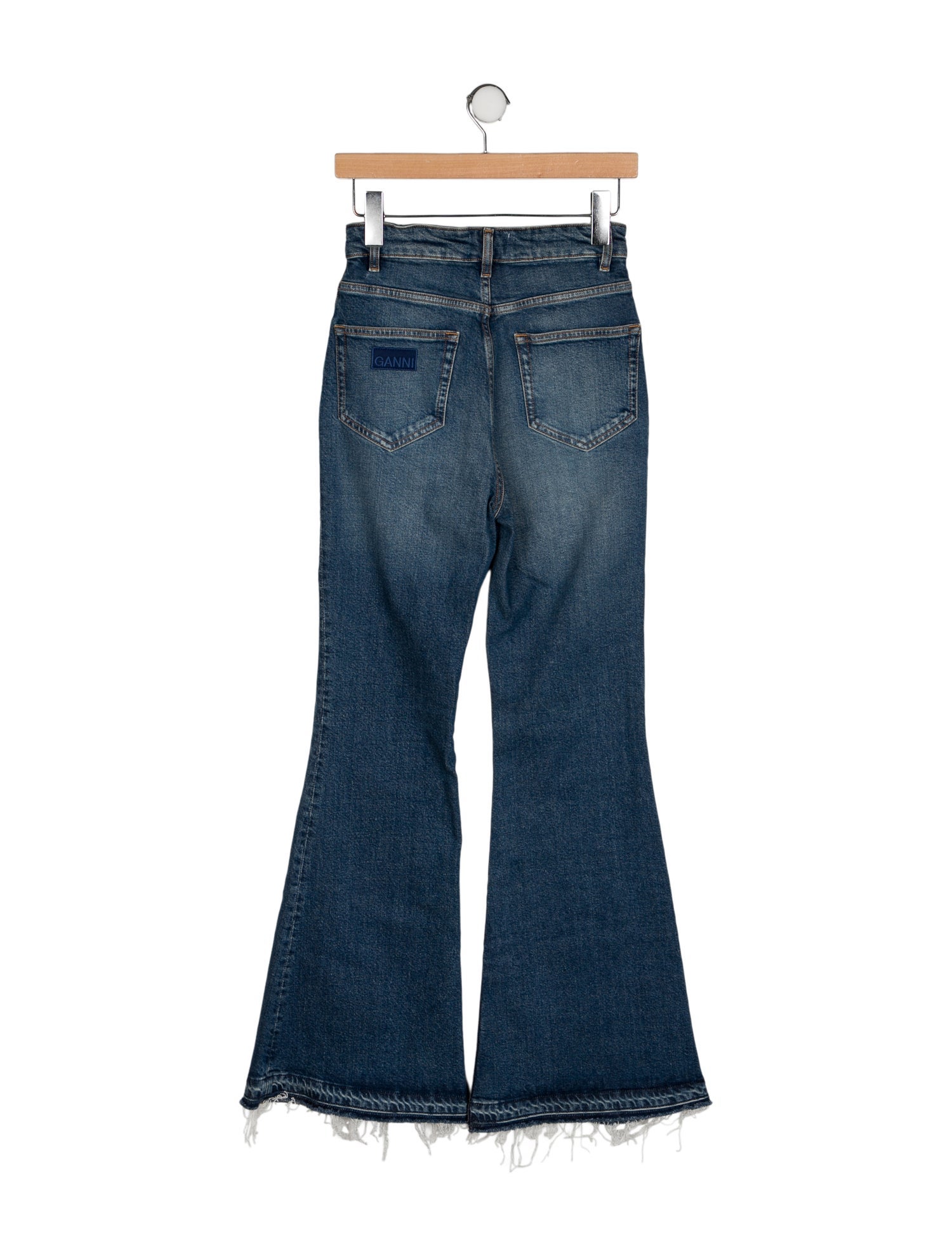 Ganni High-Rise Wide Leg Jeans
