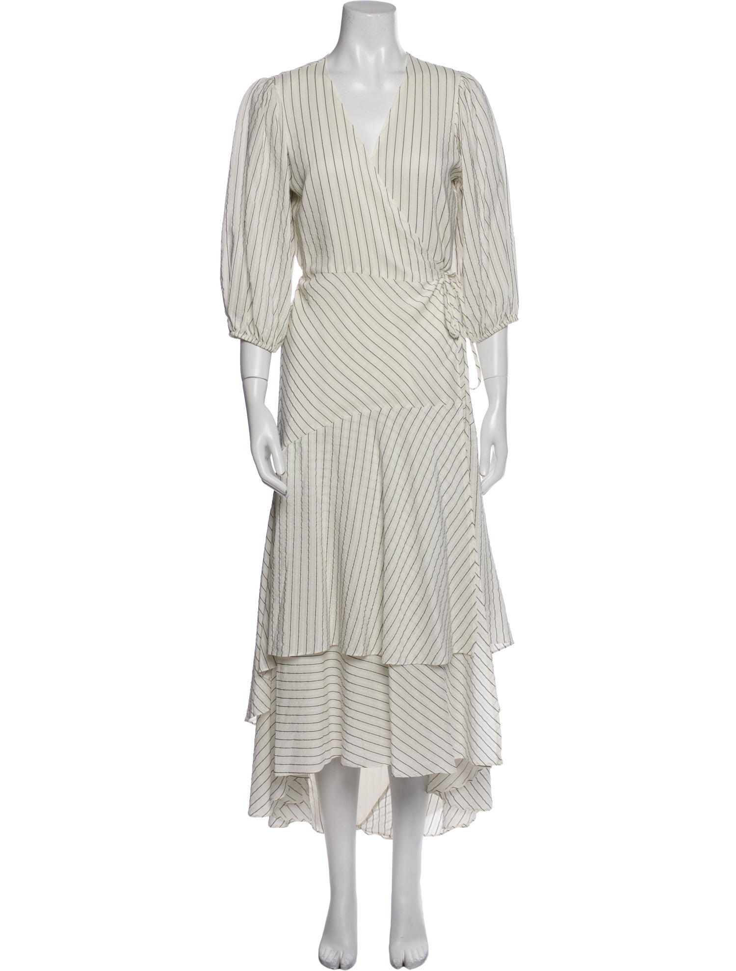 Ganni Silk Long Dress