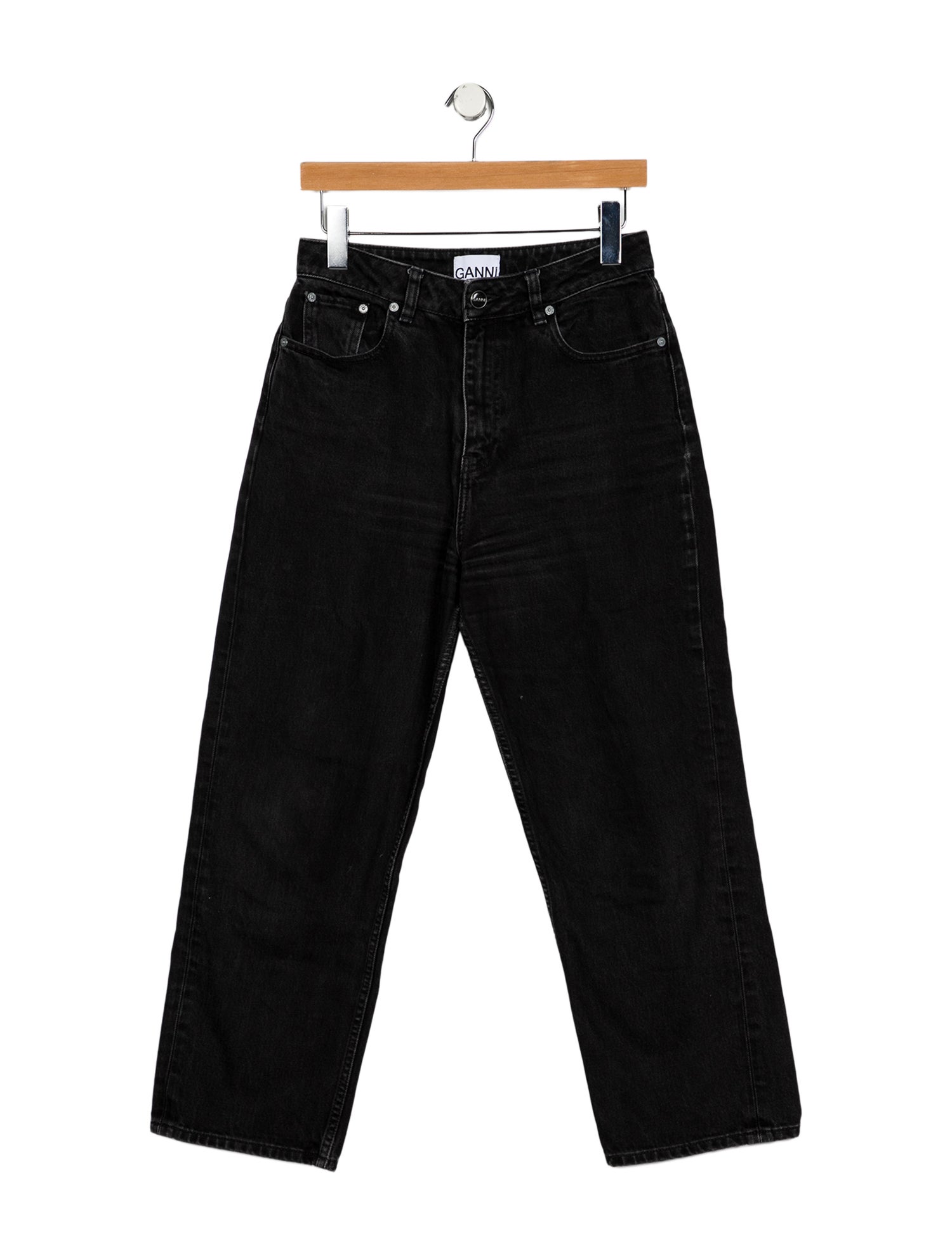 Ganni High-Rise Wide Leg Jeans