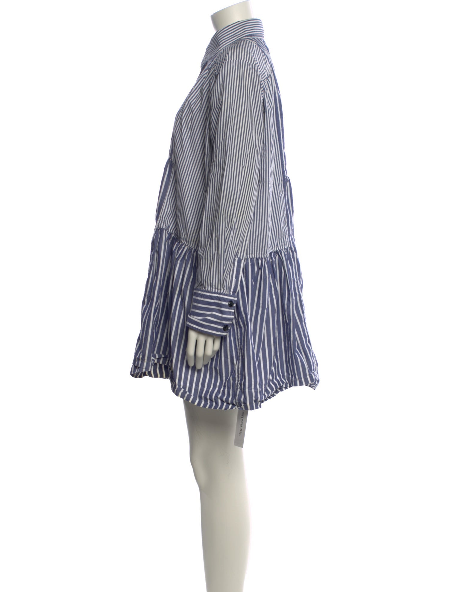 Ganni Striped Mini Dress