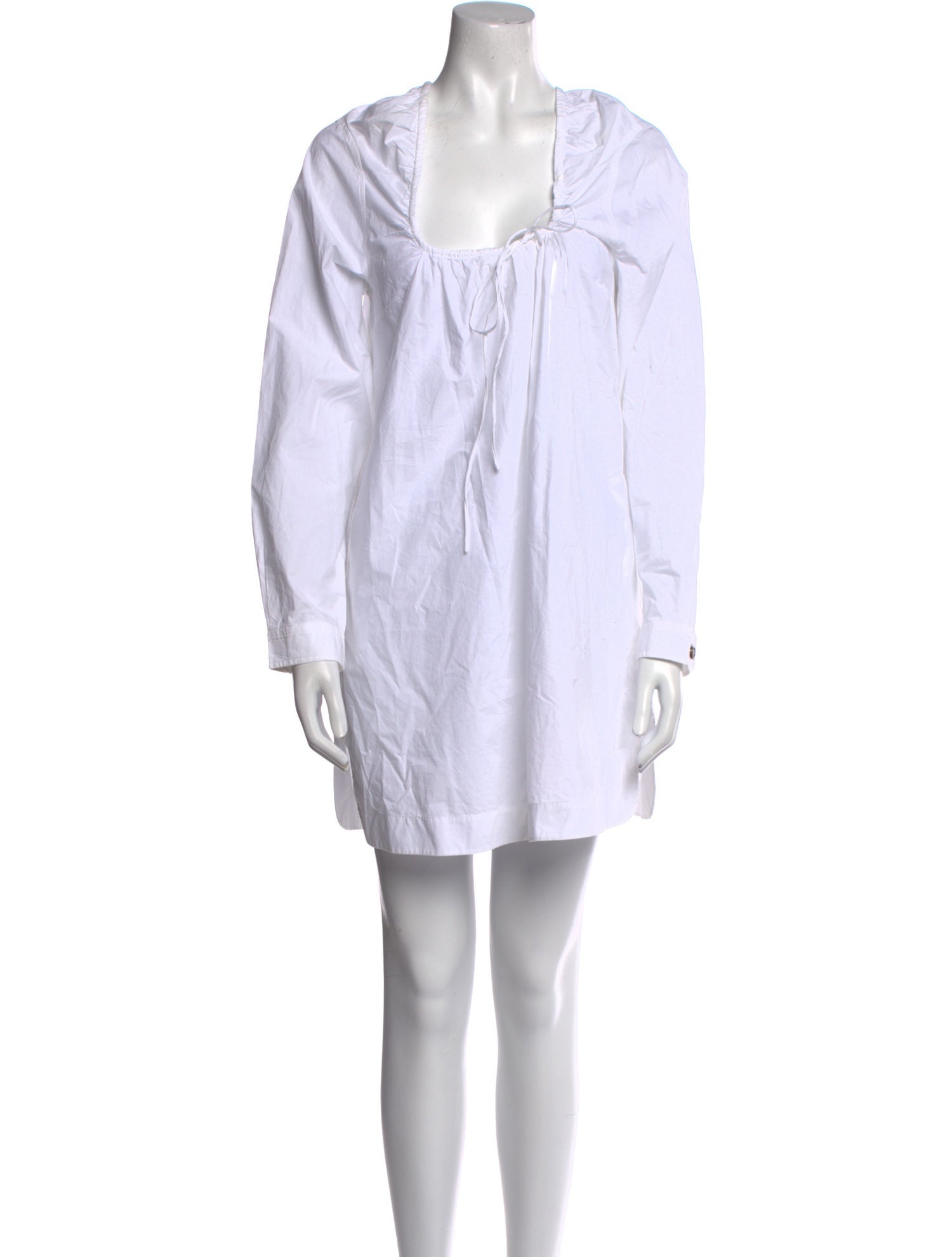 Ganni V-Neck Mini Dress w/ Tags