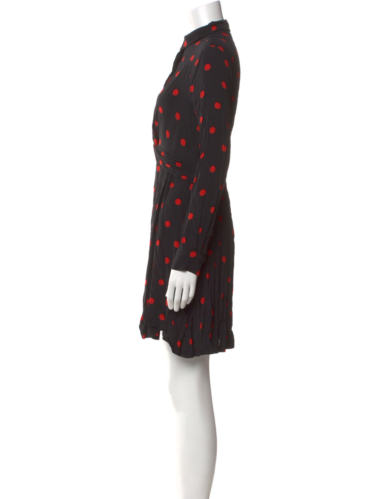 Ganni Polka Dot Print Mini Dress