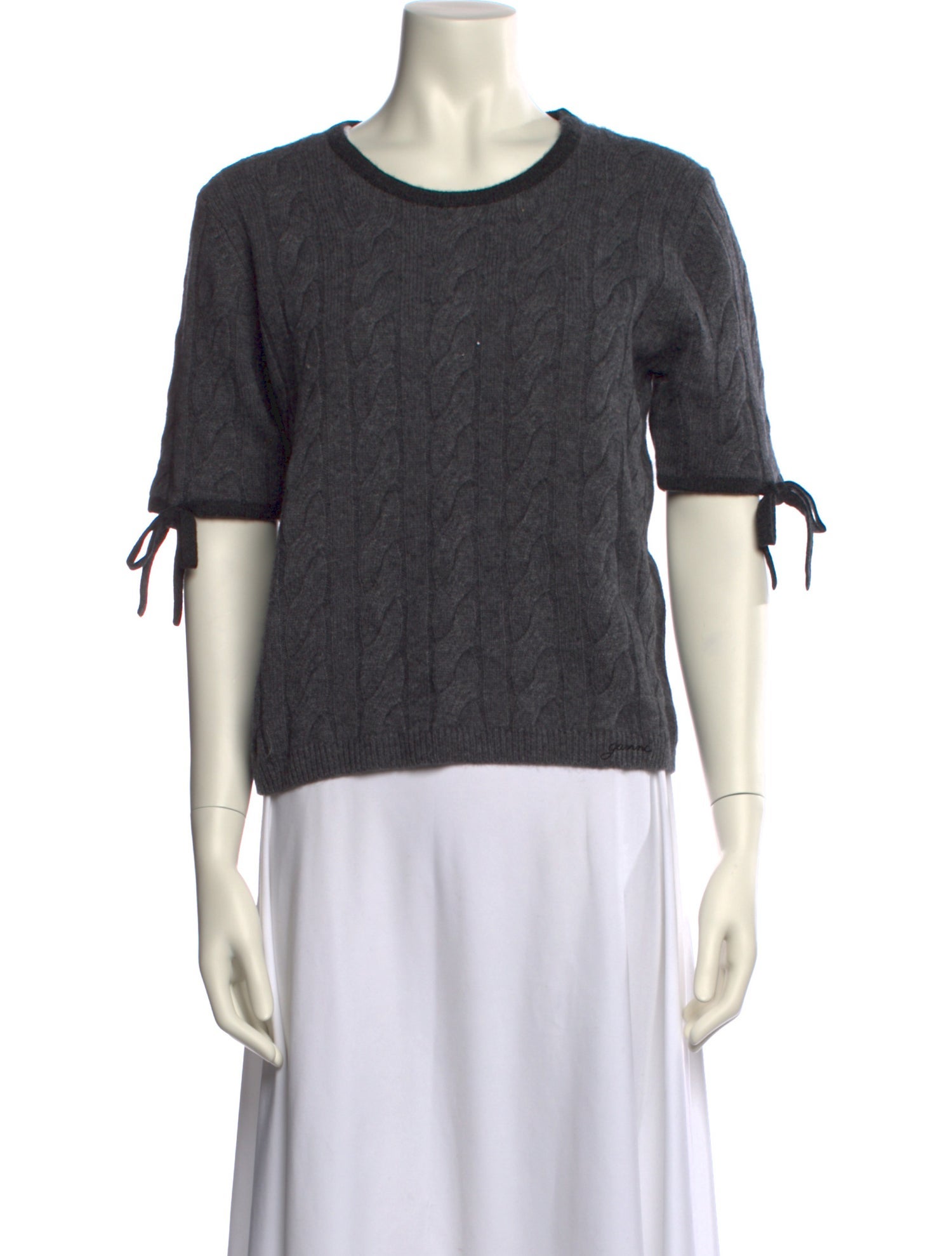 Ganni Merino Wool Scoop Neck Sweater w/ Tags