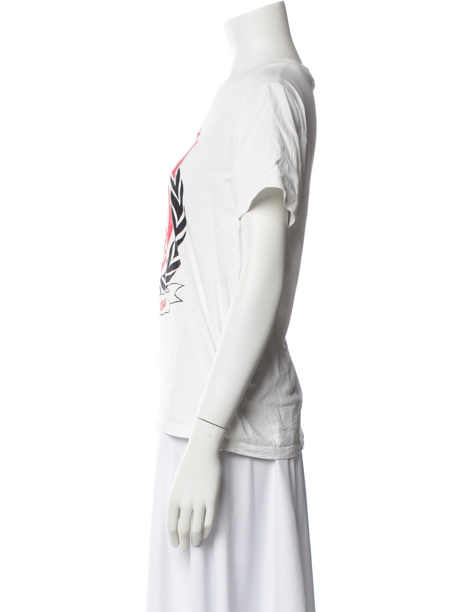 Ganni Graphic Print Crew Neck T-Shirt