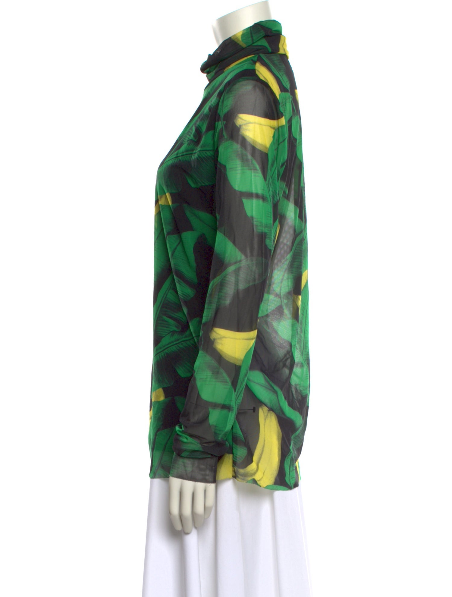 Ganni Printed Turtleneck Sweater