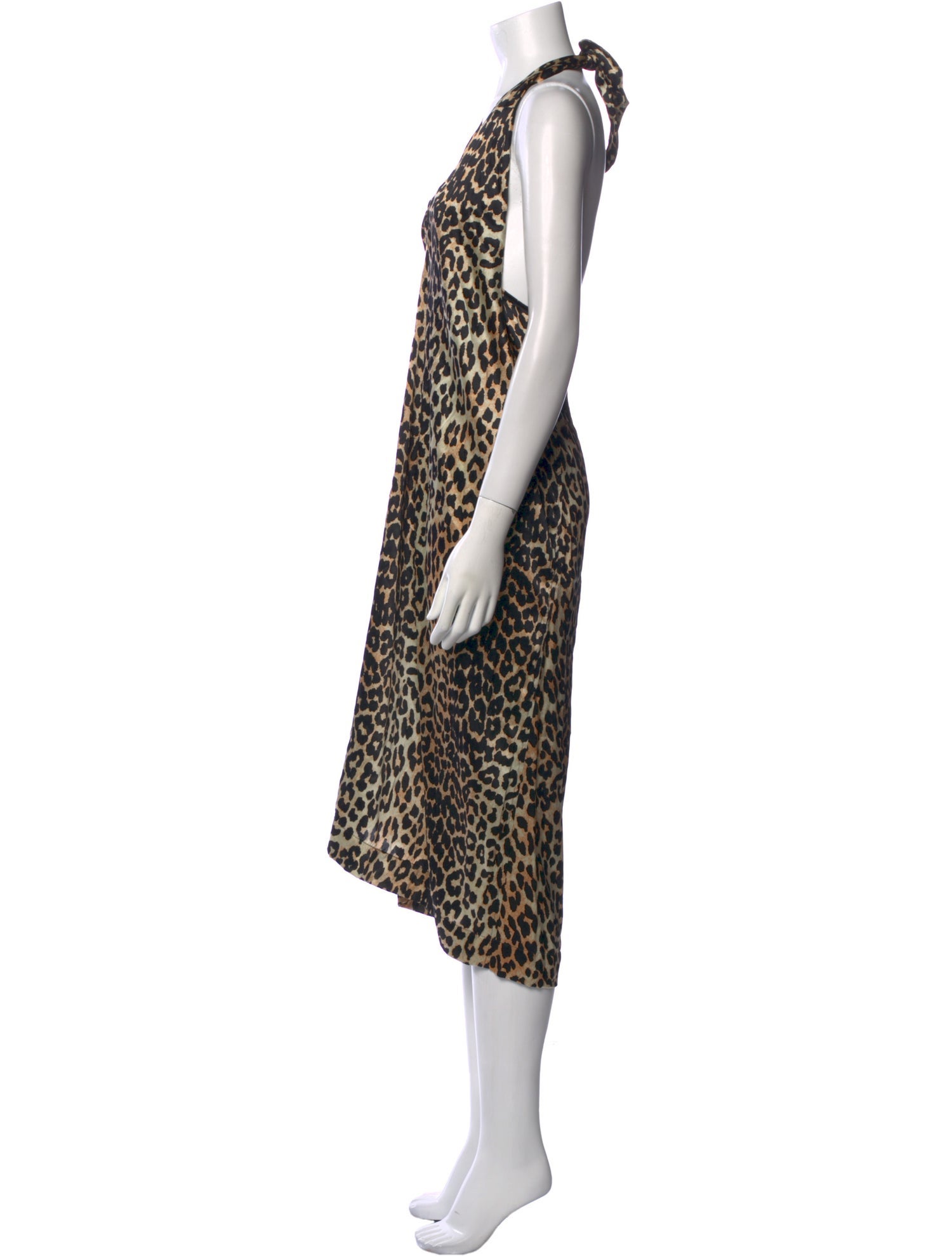 Ganni Silk Long Dress