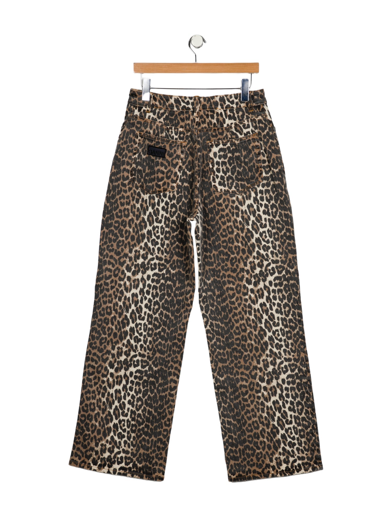 Ganni High-Rise Wide Leg Jeans