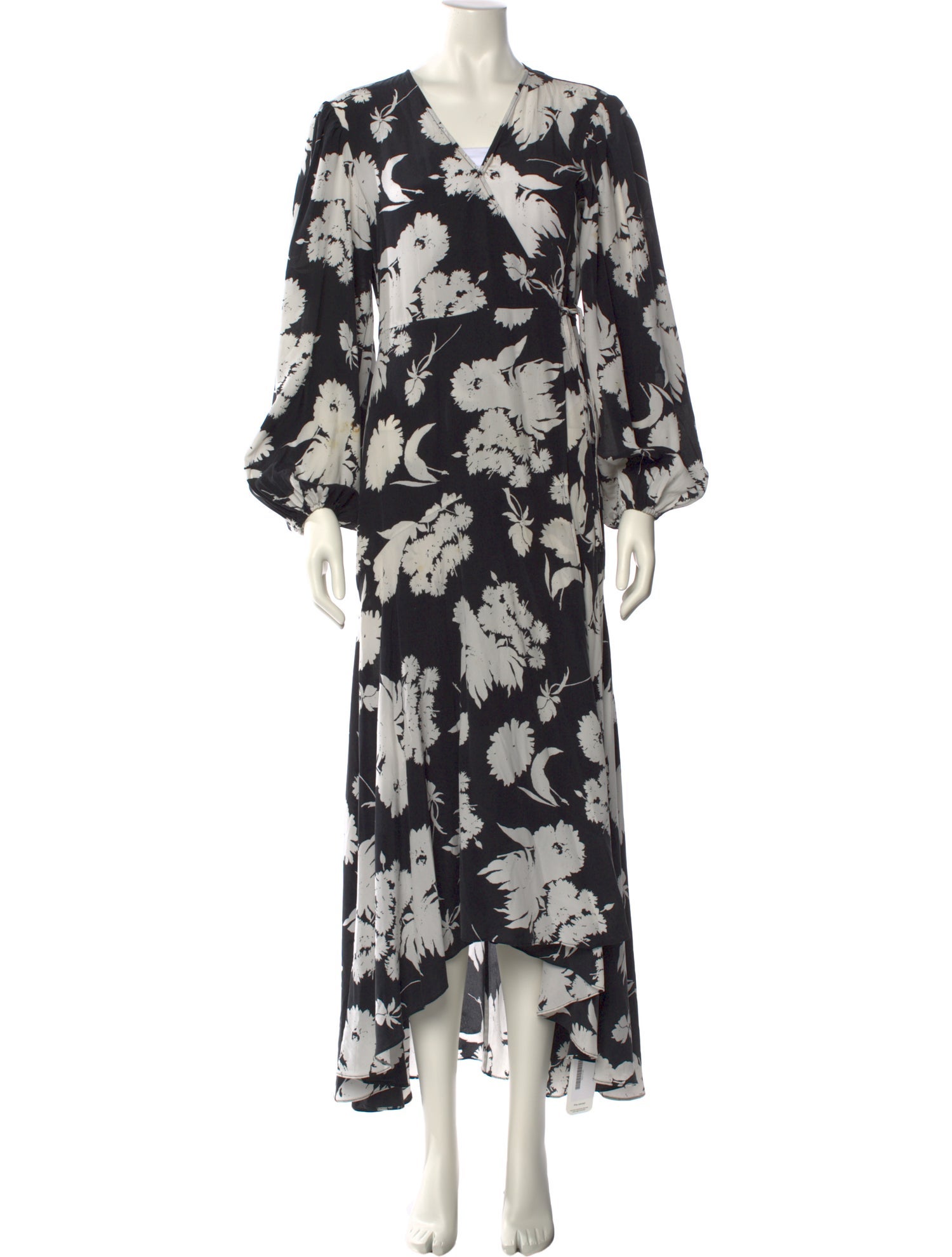 Ganni Silk Long Dress