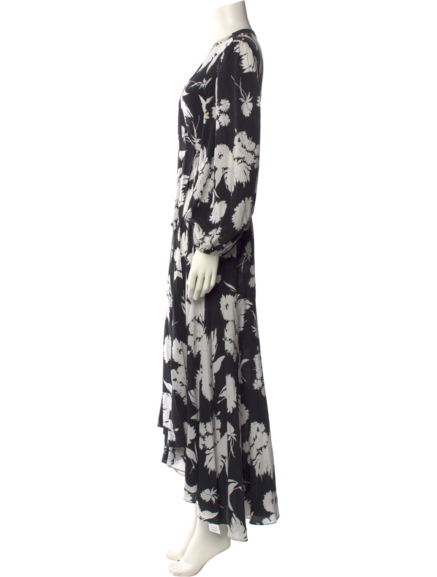 Ganni Silk Long Dress