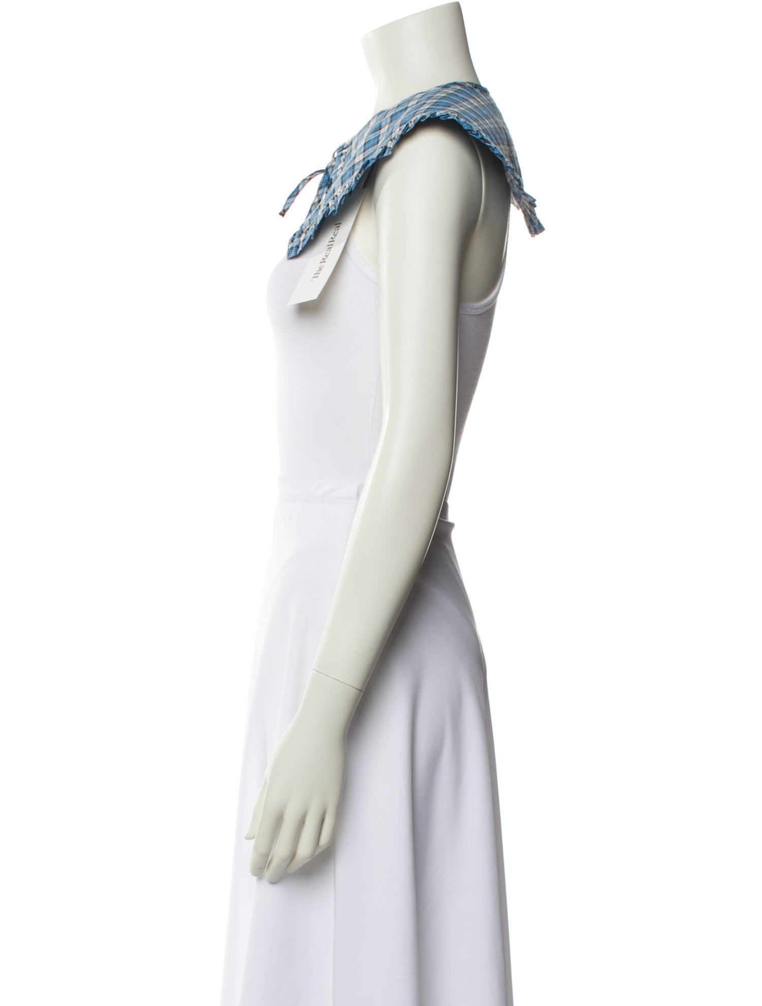 Ganni V-Neck Sleeveless Crop Top