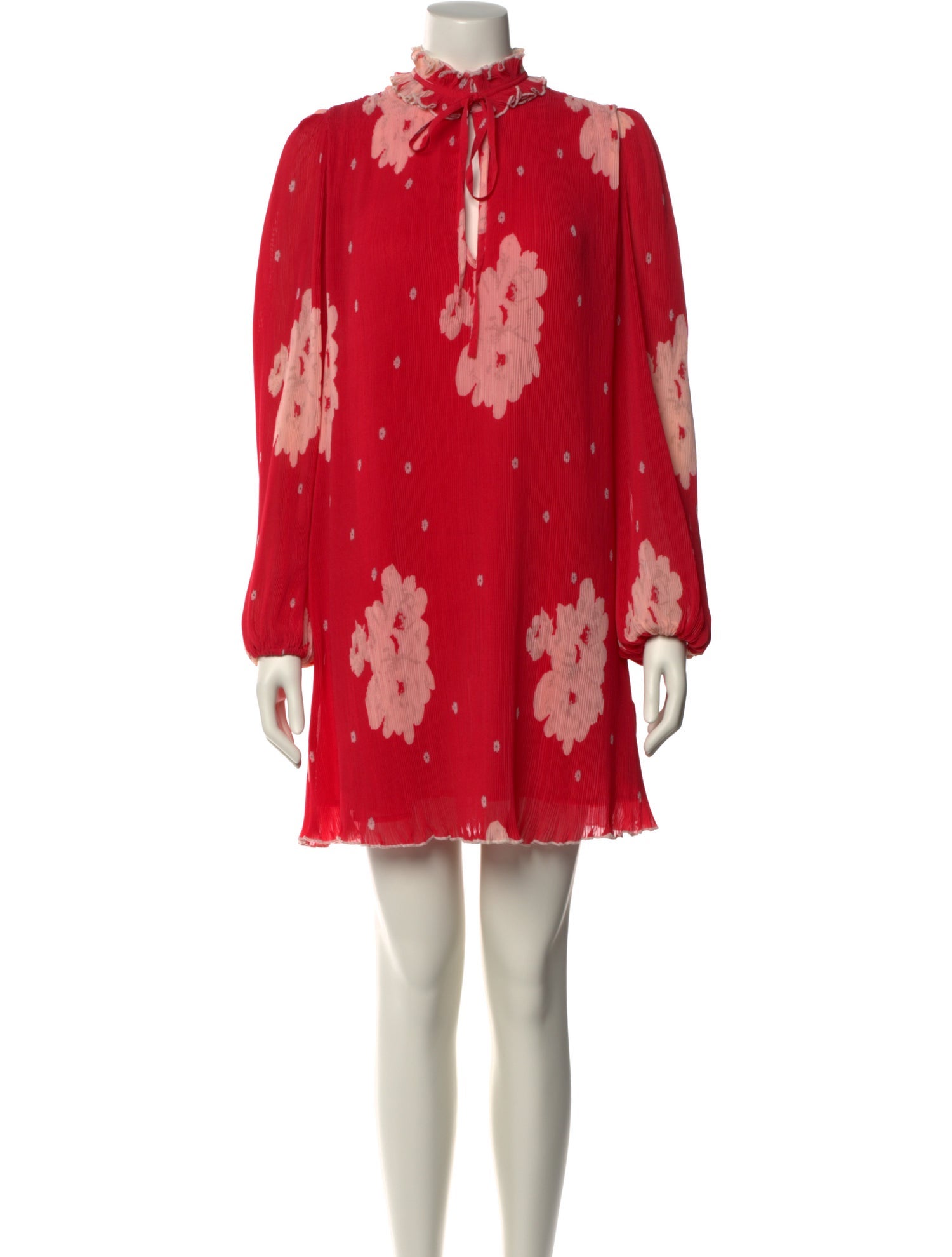 Ganni Floral Print Mini Dress