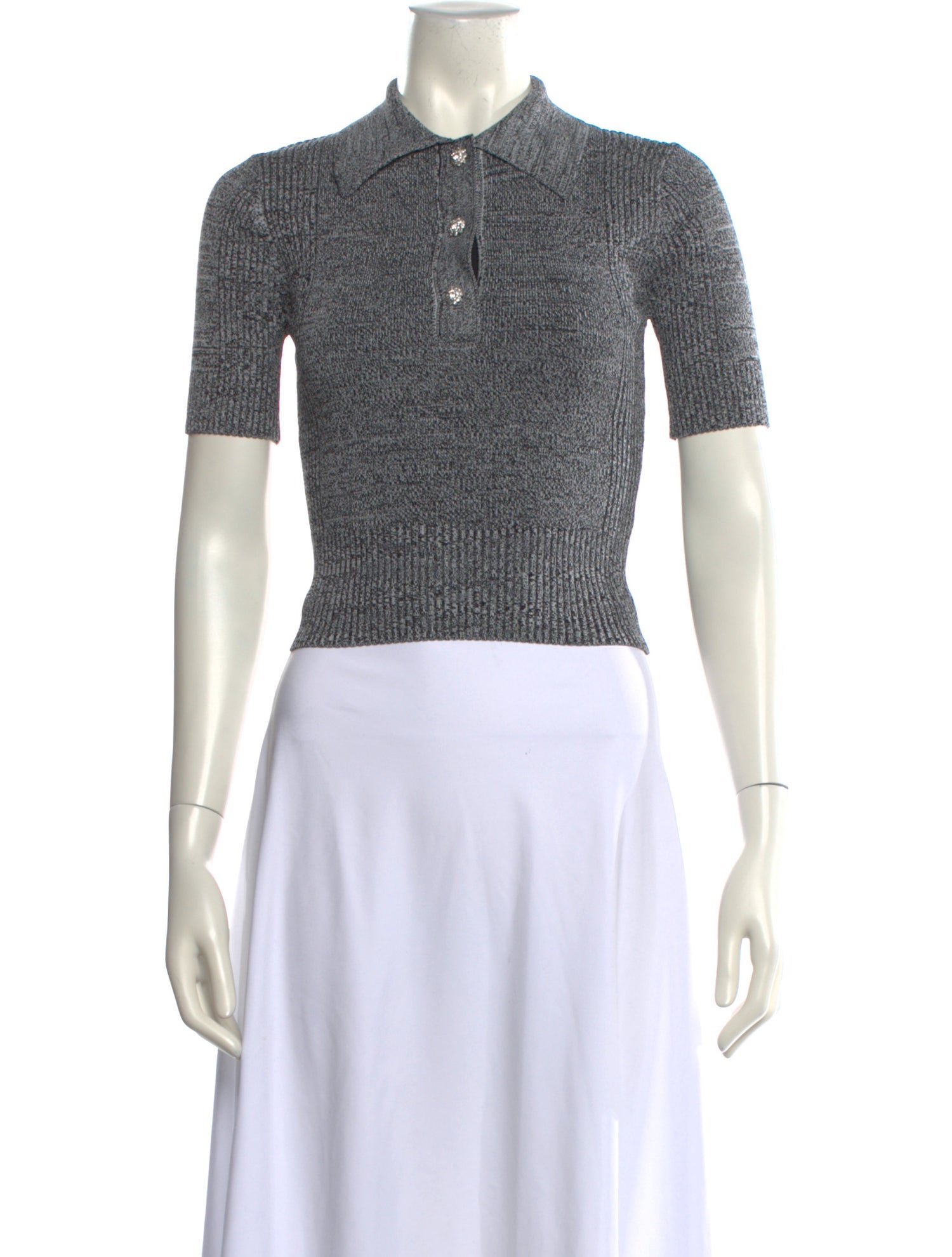 Ganni Short Sleeve Polo w/ Tags