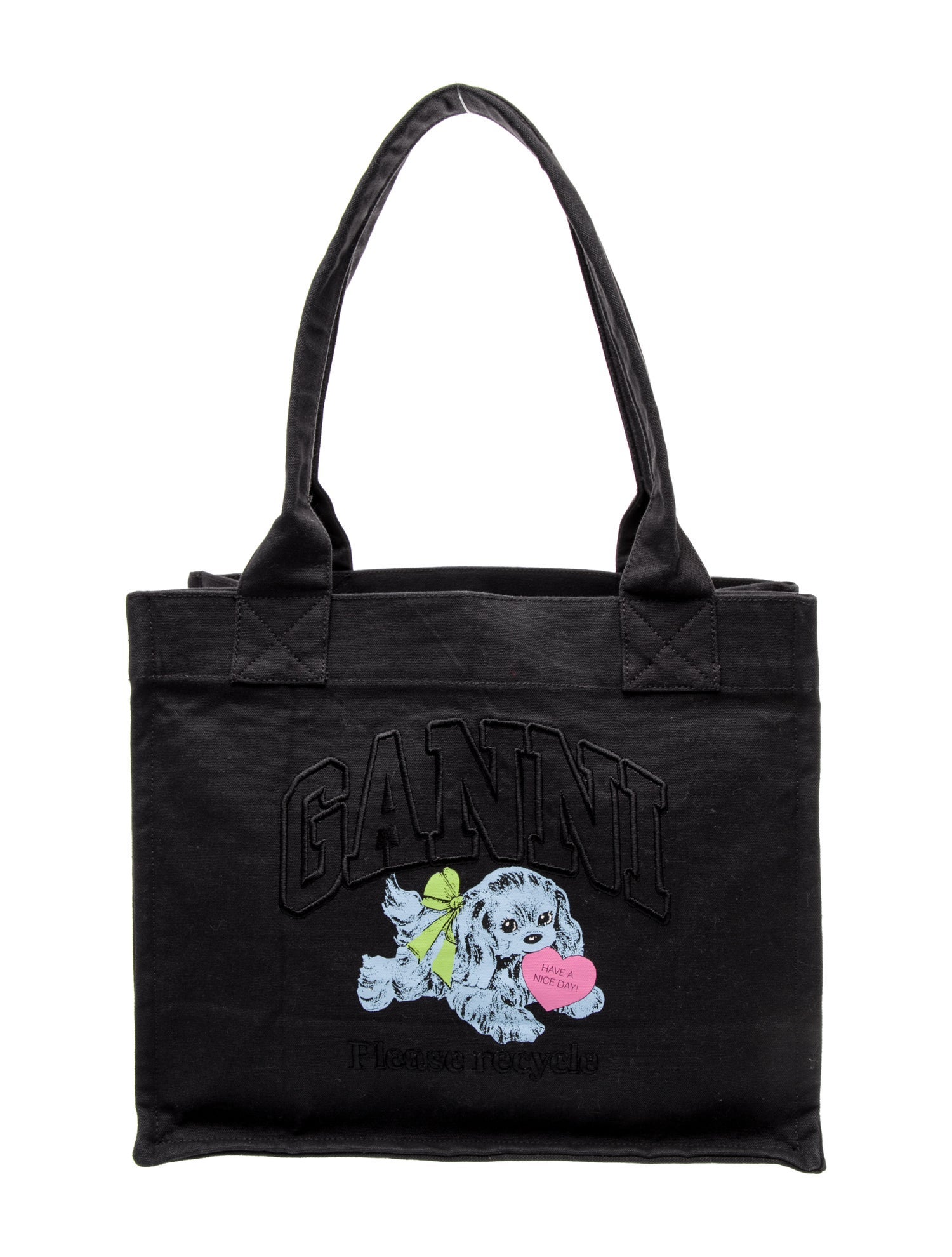 Ganni Canvas Evening Bag