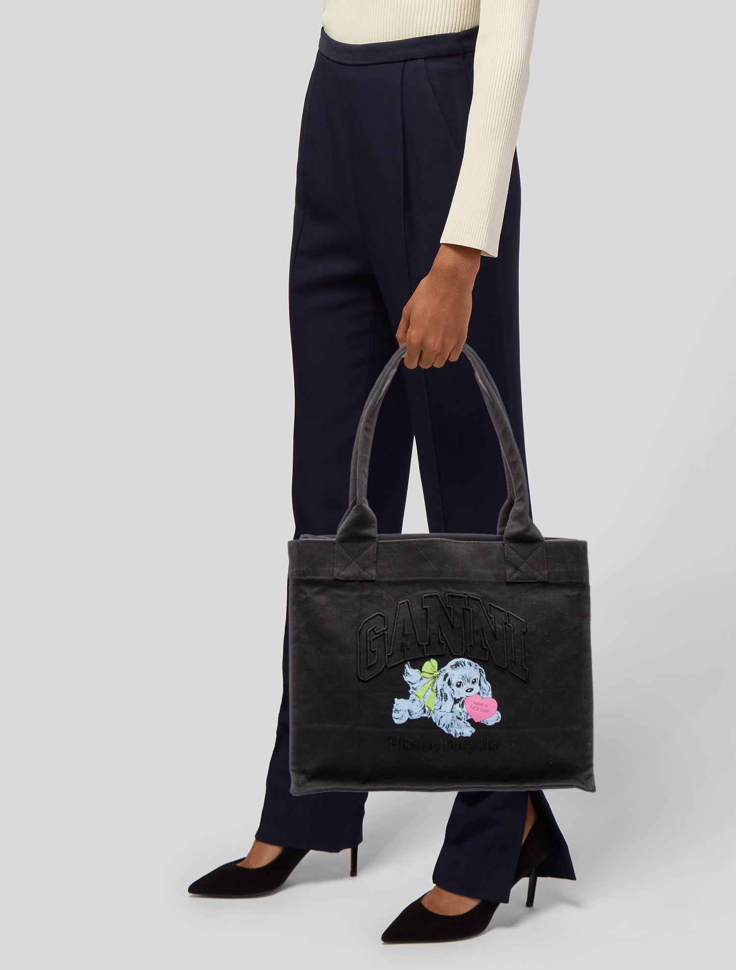 Ganni Canvas Evening Bag