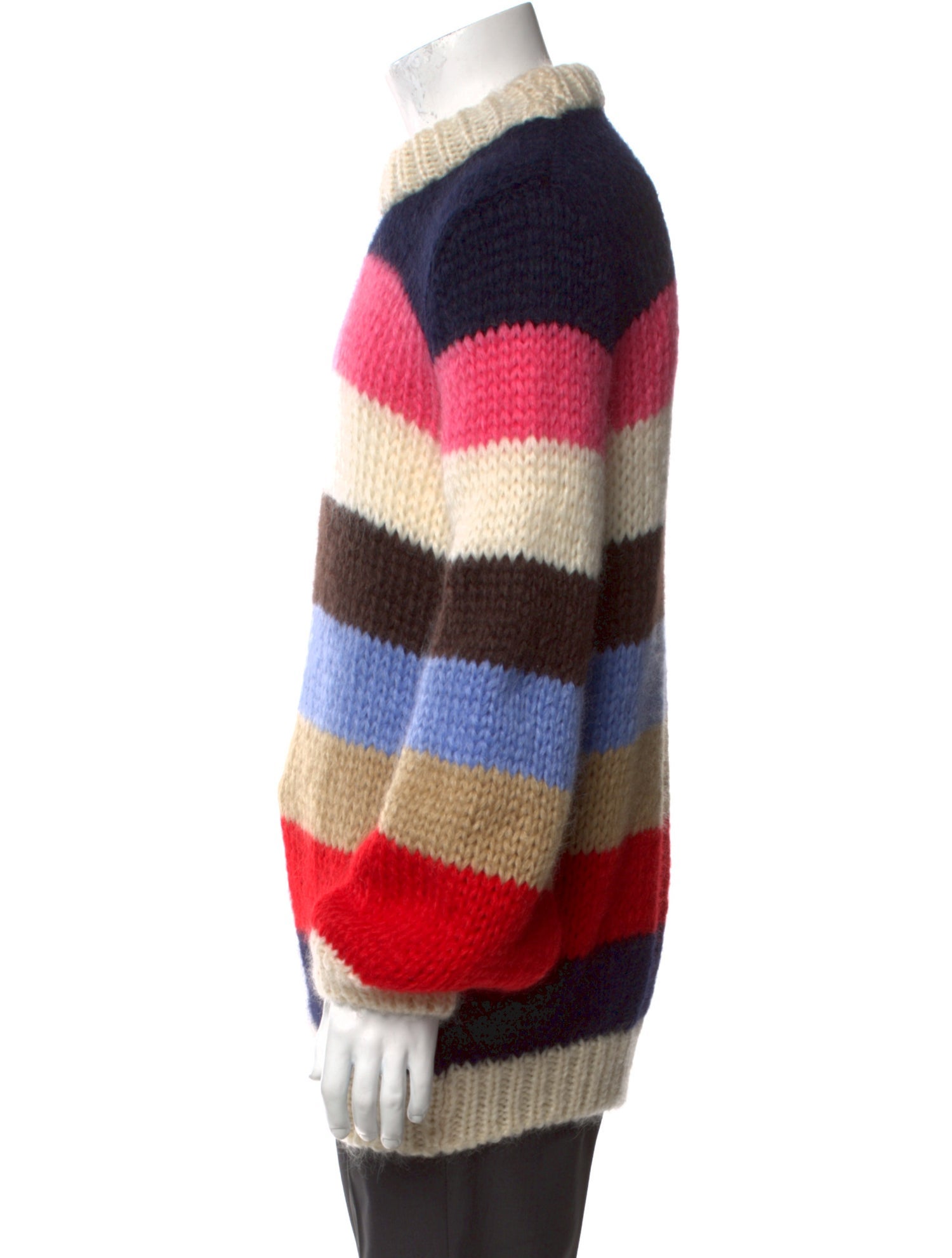 Ganni Wool Striped Pullover