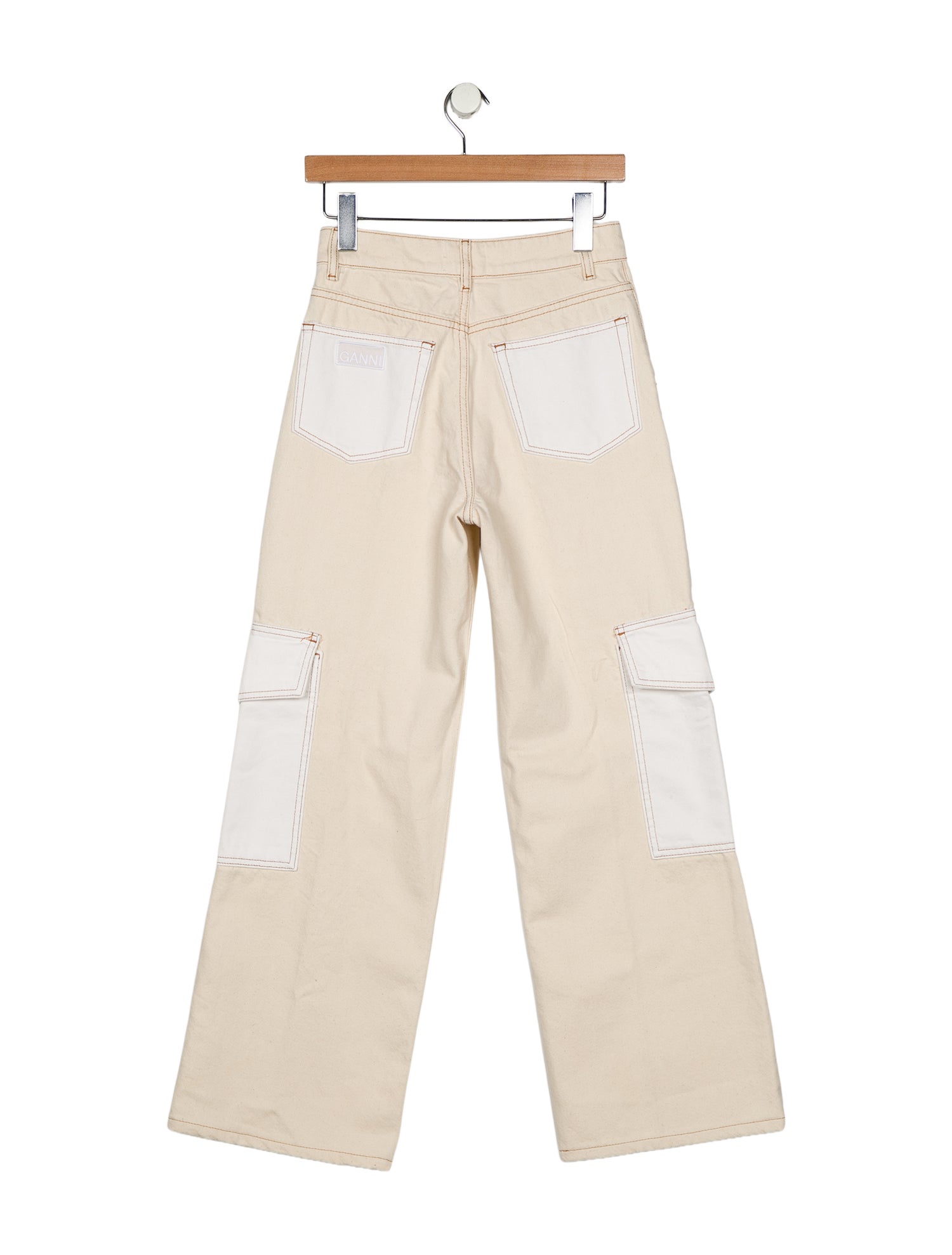 Ganni High-Rise Wide Leg Jeans