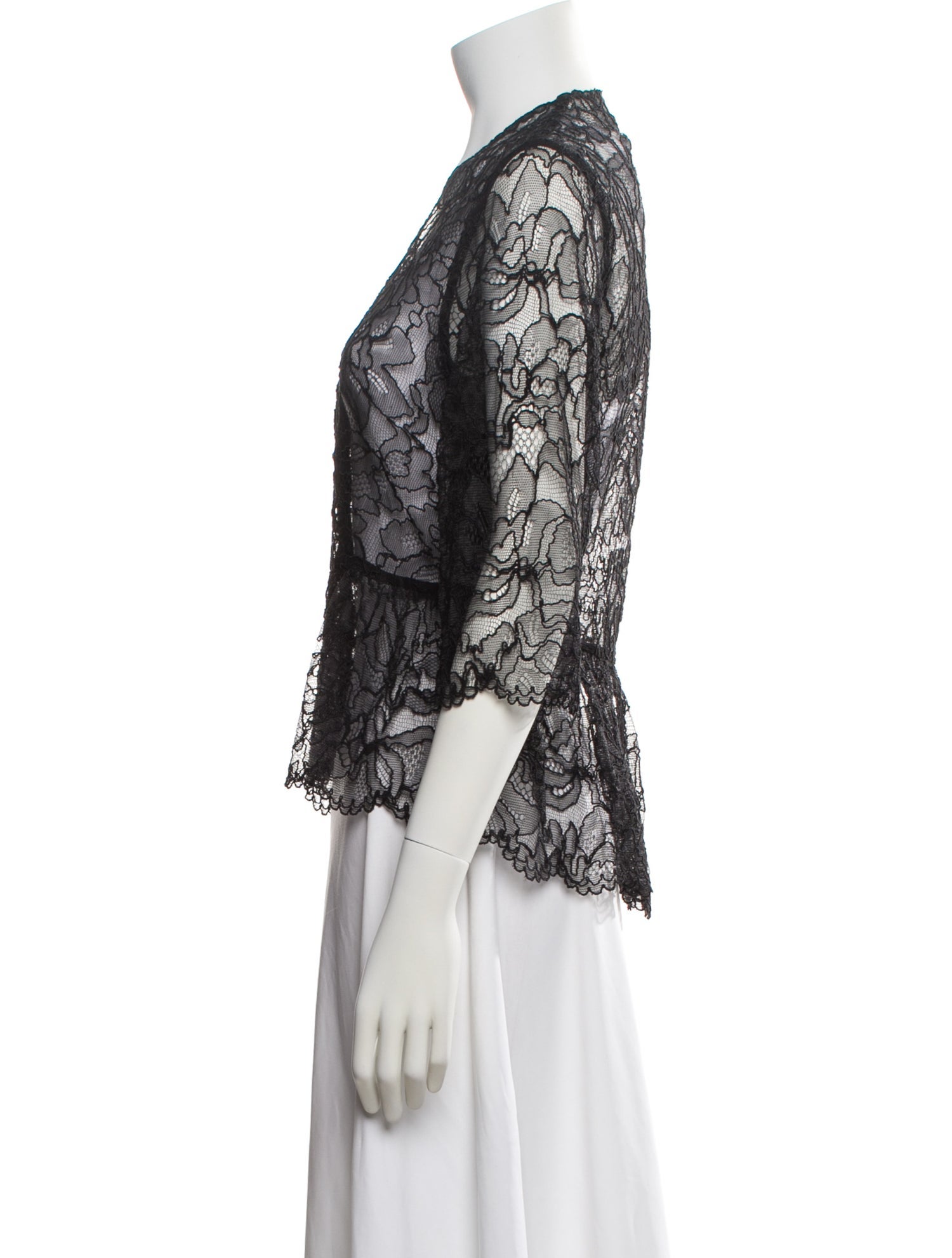 Ganni Lace Lace Pattern Evening Jacket