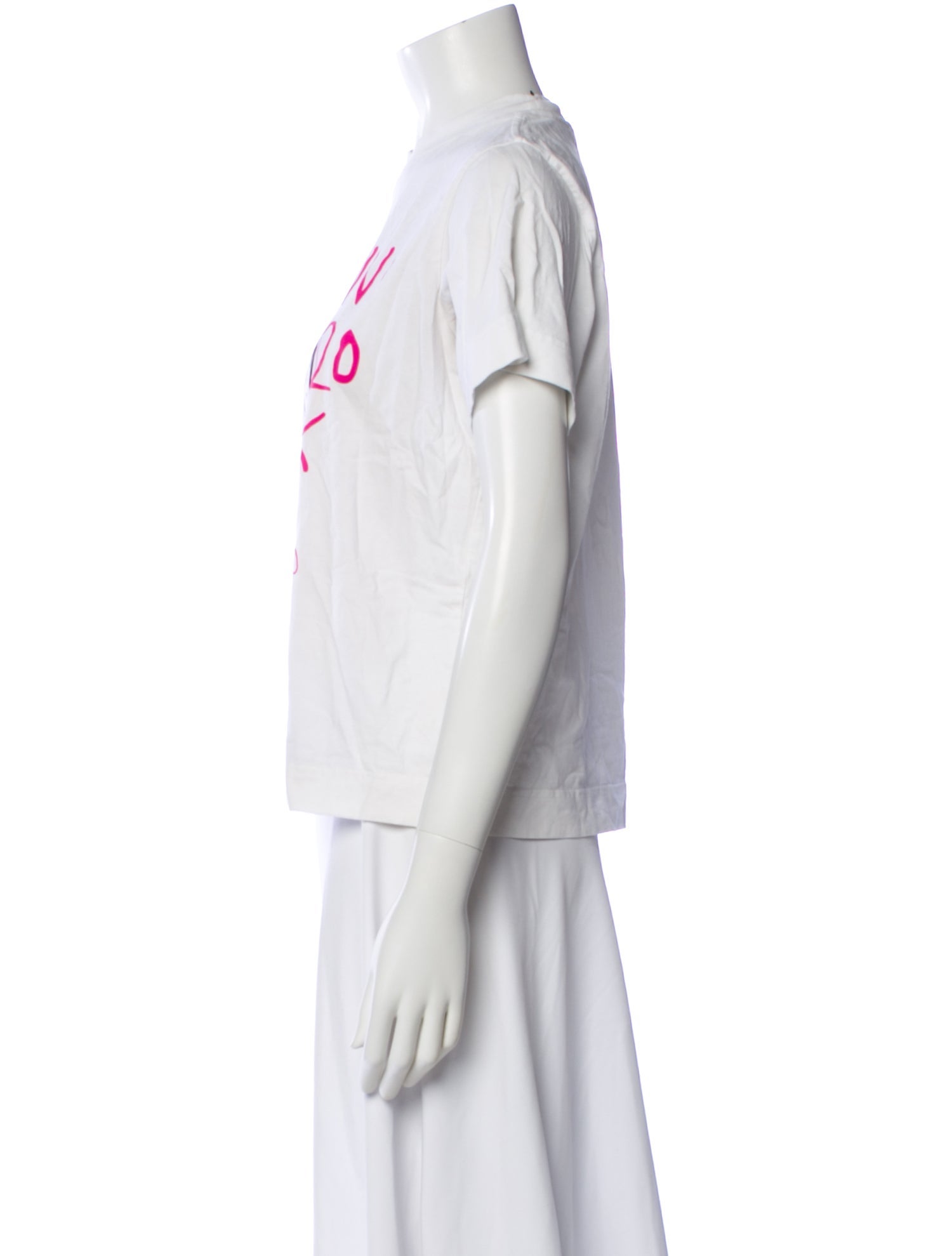 Ganni Graphic Print Crew Neck T-Shirt