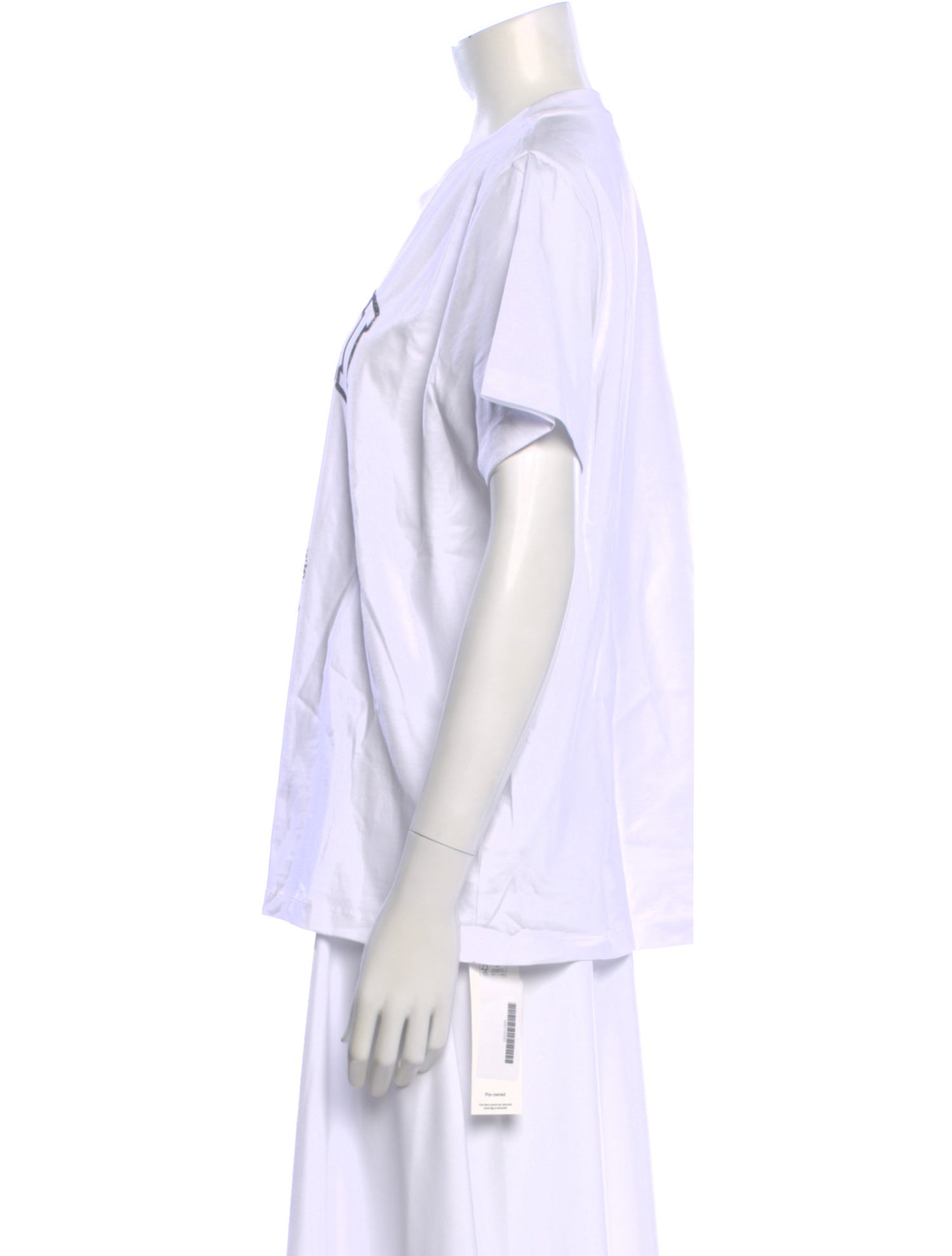 Ganni Graphic Print Crew Neck T-Shirt w/ Tags