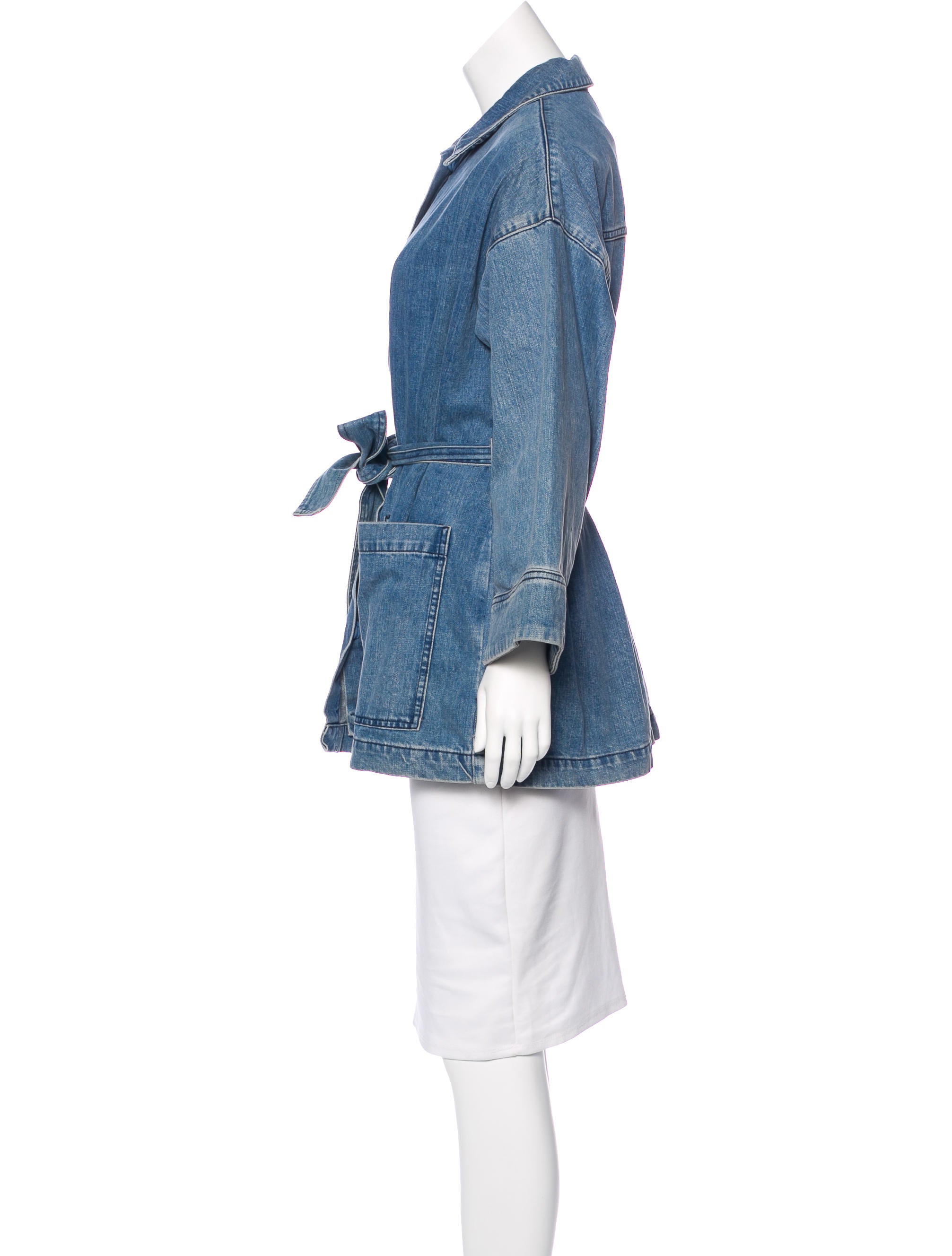 ganni wayne denim jacket