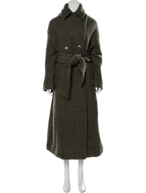 Ganni Trench Coat Green