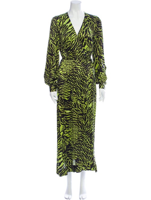 Ganni Silk Long Dress
