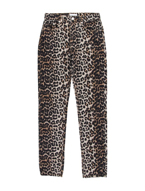 Ganni Mid-Rise Straight Leg Jeans