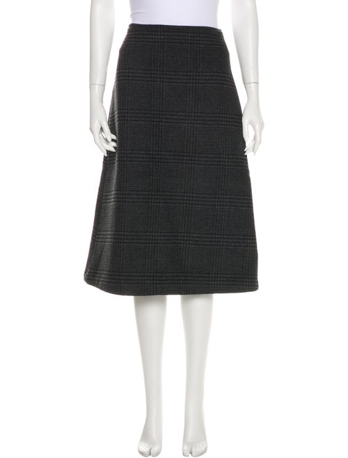 Ganni Wool Knee-Length Skirt Wool