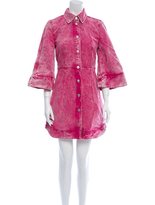 Ganni Mini Dress Pink