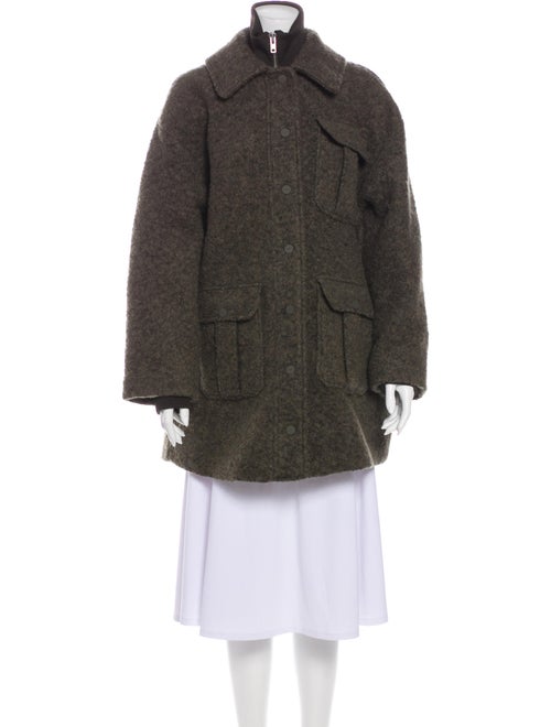 Ganni Coat Green