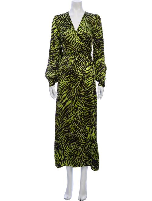 Ganni Silk Long Dress w/ Tags Black