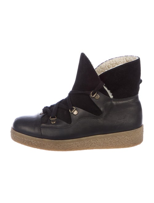 Ganni Suede Boots Black
