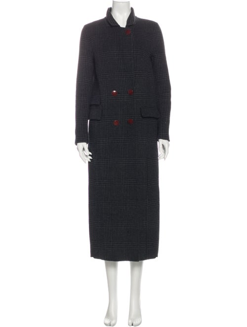 Ganni Driggs Wool Coat Grey