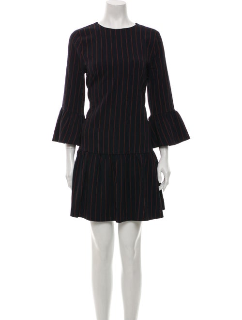 Ganni Crew Neck Mini Dress