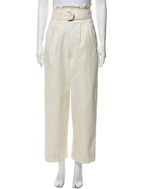 Ganni Wide Leg Pants White