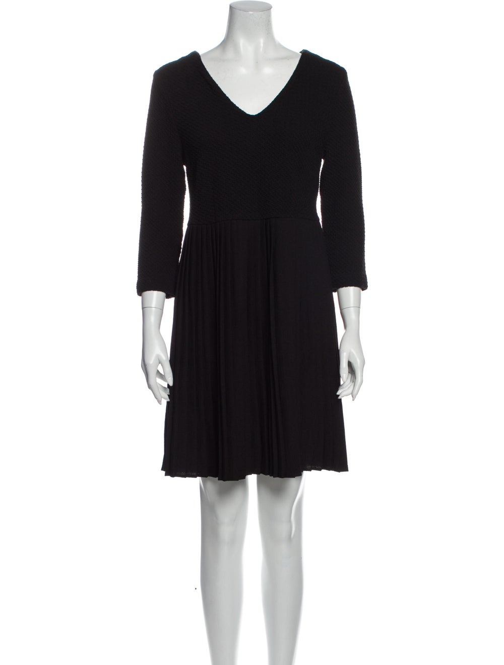 Ganni V-Neck Mini Dress - image 1