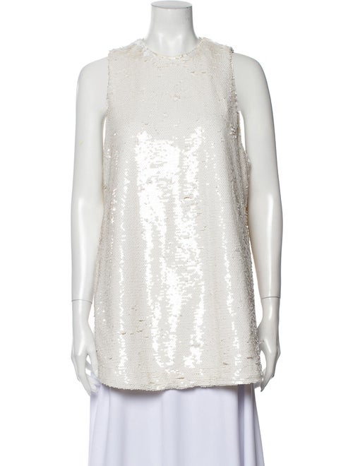 Ganni Crew Neck Sleeveless Tunic