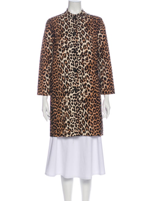 Ganni Animal Print Coat w/ Tags