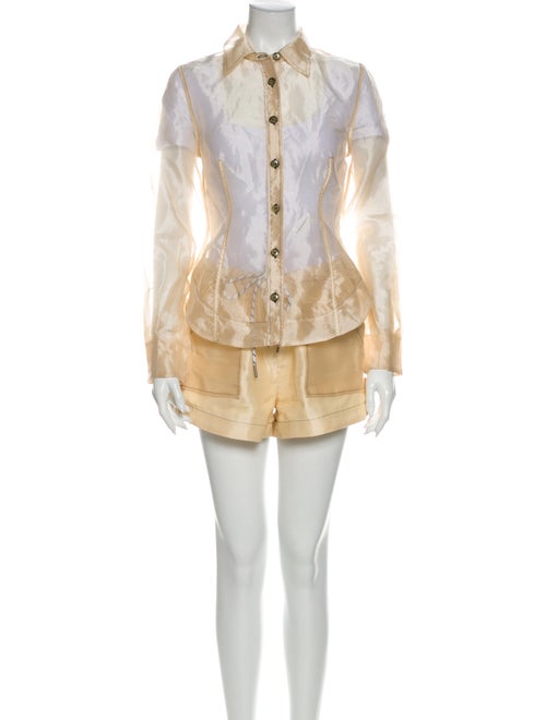 Ganni Short Set Brown