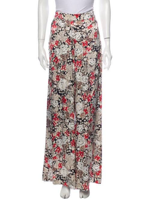 Ganni Floral Print Wide Leg Pants w/ Tags