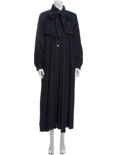 Ganni Trench Coat Blue