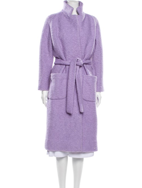 Ganni Trench Coat Purple