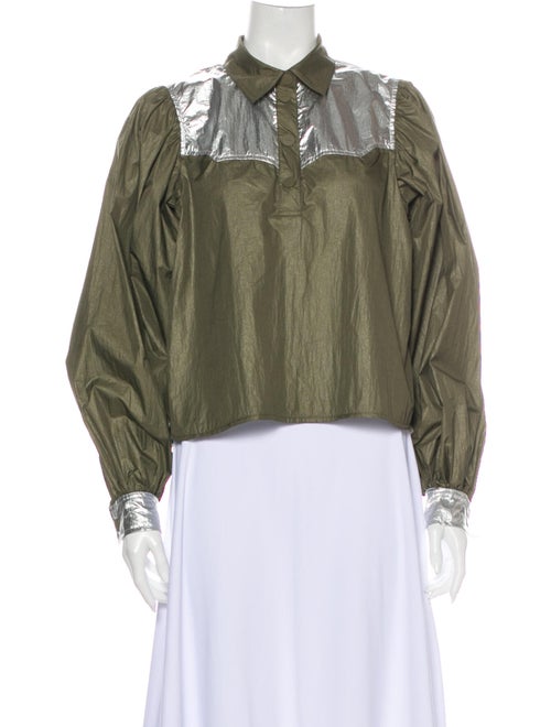 Ganni Performance Jacket Green